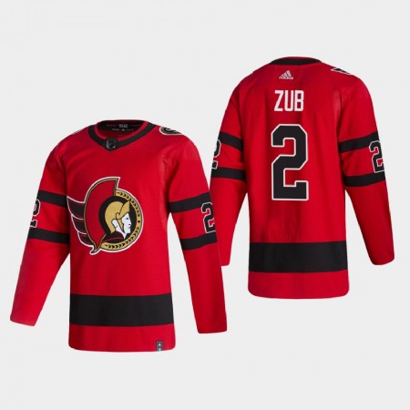 Ottawa Senators Artem Zub 2 2020-21 Reverse Retro Authentic Shirt - Mannen